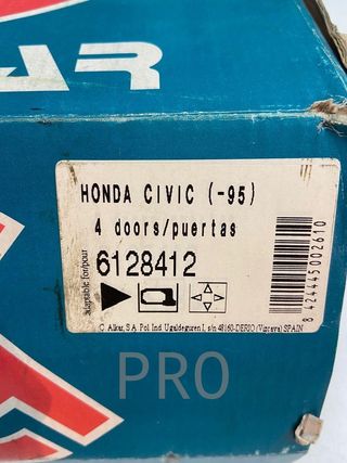 Honda civic v retrovisor derecho ref: 6128412