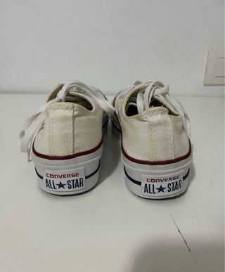 Converse Blancas Bajas Plataforma