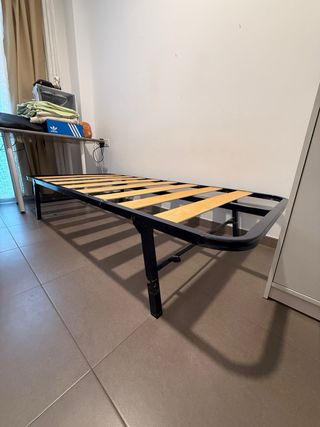 Somier individual plegable