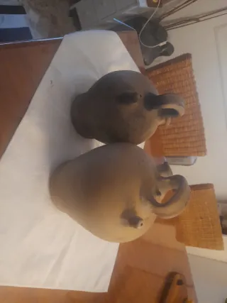 Botijos antiguos de barro