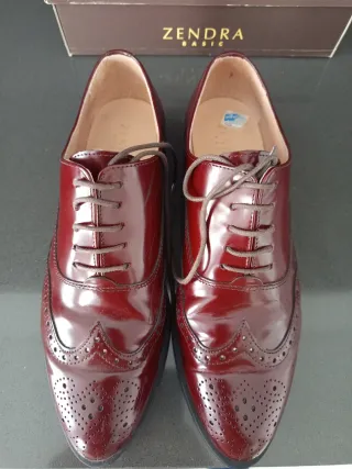 Zapatos de vestir burdeos