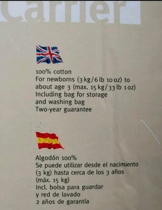 Mochila portabebés Storchenwiege