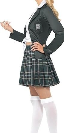 Disfraz Colegiala: Blazer, Falda y Camisa