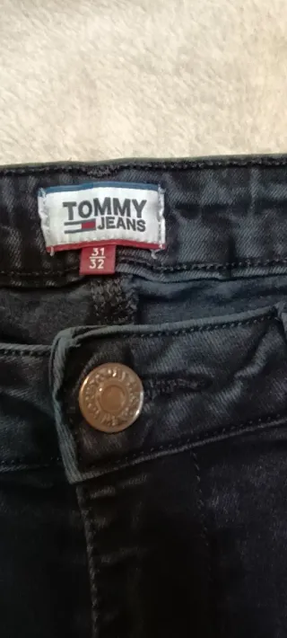 Vaquero Tommy Hilfiger Mujer Talla 31/32 Negro