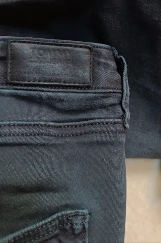 Vaquero Tommy Hilfiger Mujer Talla 31/32 Negro