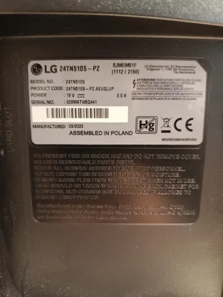 Televisión LG 24TN510S