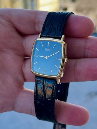 Reloj Seiko “Tank” Vintage Gold NOS *Año 1992*