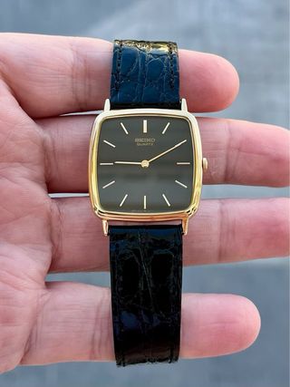 Reloj Seiko “Tank” Vintage Gold NOS *Año 1992*