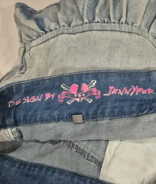 Minifalda vaquera mujer con tachuelas