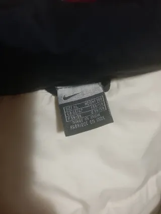 Chaqueta anorak Nike azul y blanco