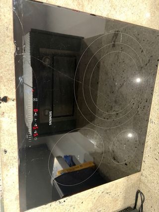 Placa Inducción Siemens Negra