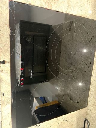 Placa Inducción Siemens Negra