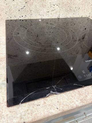 Placa Inducción Siemens Negra