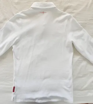 Polo Rugby Selección Inglesa Talla S. Seminuevo.