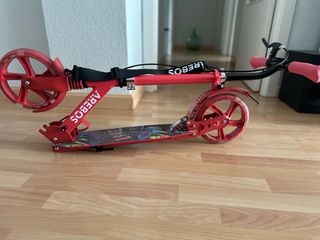 Patinete infantil AREBOS rojo