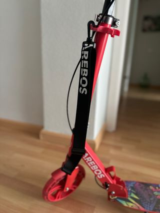 Patinete infantil AREBOS rojo