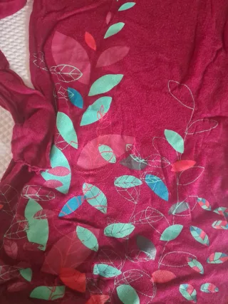 Jersey mujer estampado hojas