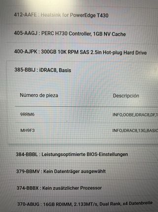Dell PowerEdge T430 Servidor
