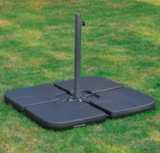 Sombrilla lateral 3x2,50m+ base+ funda