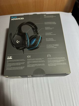 Logitech G432 Gaming Headset Negro/Azul