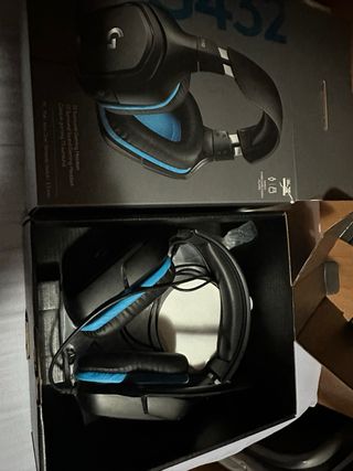Logitech G432 Gaming Headset Negro/Azul