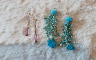 Lotto 12 paia orecchini misti