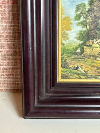 Cuadro antiguo Paisaje campestre