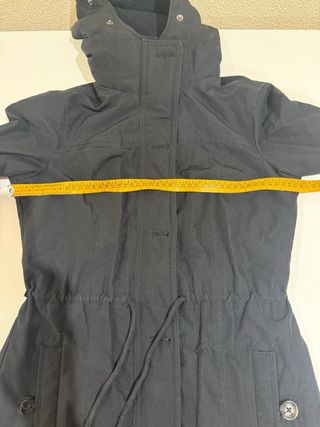 Parka niña Hollister negra