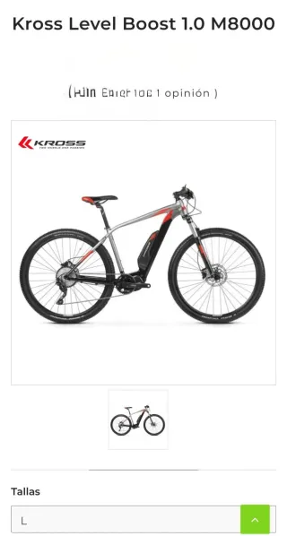 Bicicleta Eléctrica Kross Level Boost 1.0