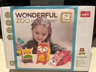 Juego construcción Wonderful Zoo Kebo 62 piezas