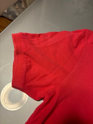 Polo Lacoste Rojo Talla M