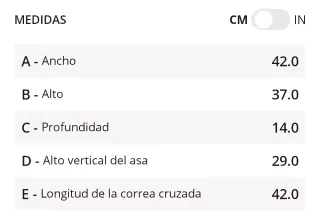 Bolso de hombro camel