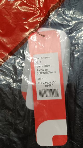 Pantalón Roly Softshell Talla L Marino