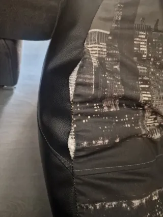 Puff XXL con estampado de ciudad