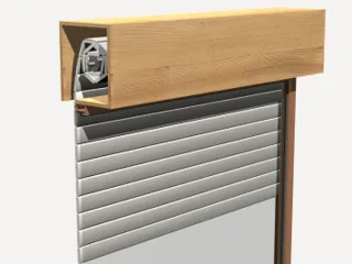 Cajas de persiana de madera