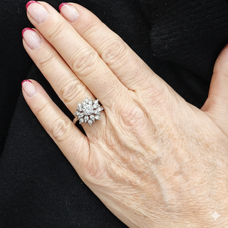 Anillo Tynel Oro 18K Vintage Brillantes