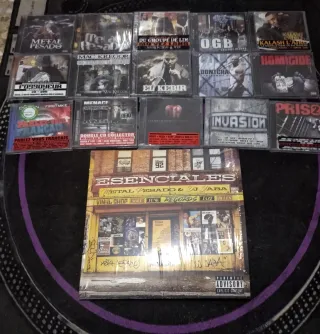 15 CDs+1 Vinilo Rap NUEVOS  (Casi todo Francia)