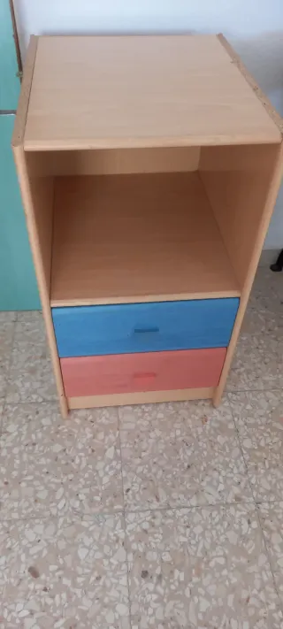 Cajonera con encimera para escritorio