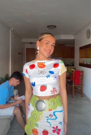 Conjunto Top y Falda Macedonia