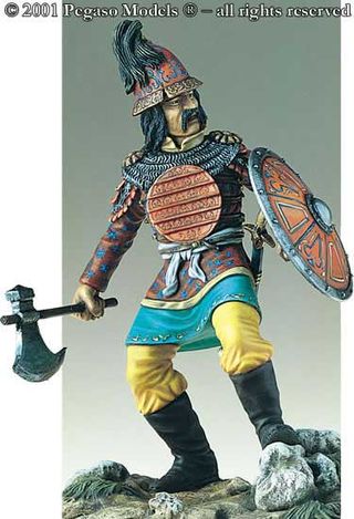 Timurid Infantryman 15th Century Figura