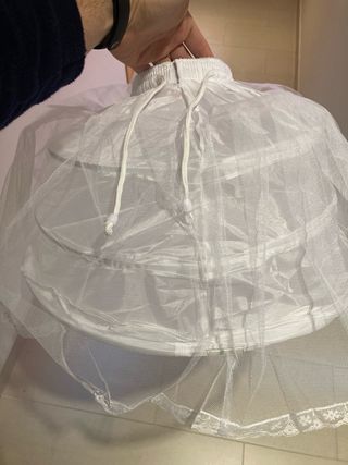 Cancán 60cm Fallera Blanco