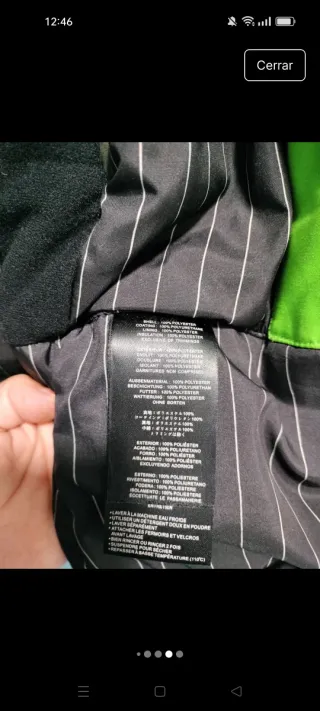 Parka da sci Orage Uomo Verde