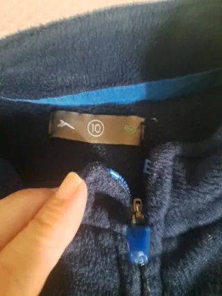 Sudadera infantil azul