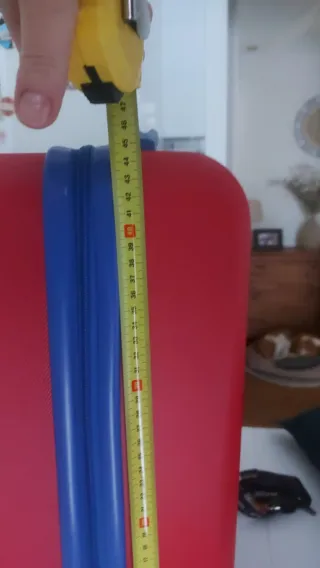 Maleta infantil roja y azul