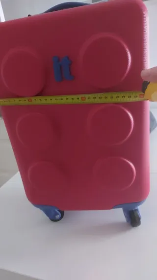 Maleta infantil roja y azul