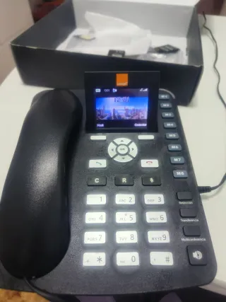 Teléfono fijo Orange Gama 701  GSM de tarjeta SIM