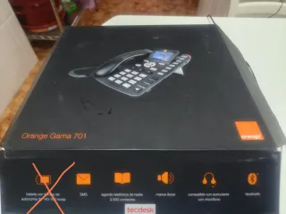 Teléfono fijo Orange Gama 701  GSM de tarjeta SIM