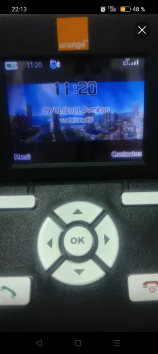 Teléfono fijo Orange Gama 701  GSM de tarjeta SIM