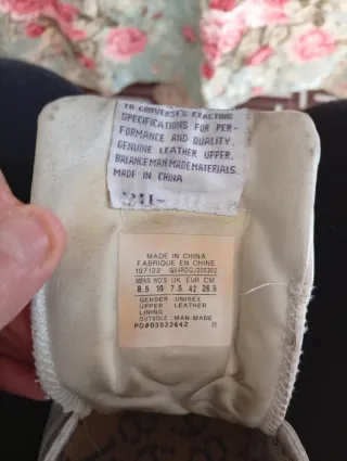 Converse Weapon 86 Magic Johnson Talla 42.