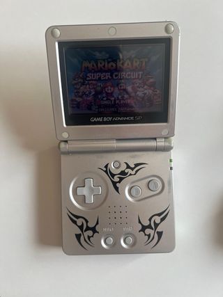 Nintendo Game Boy Advance SP Plata